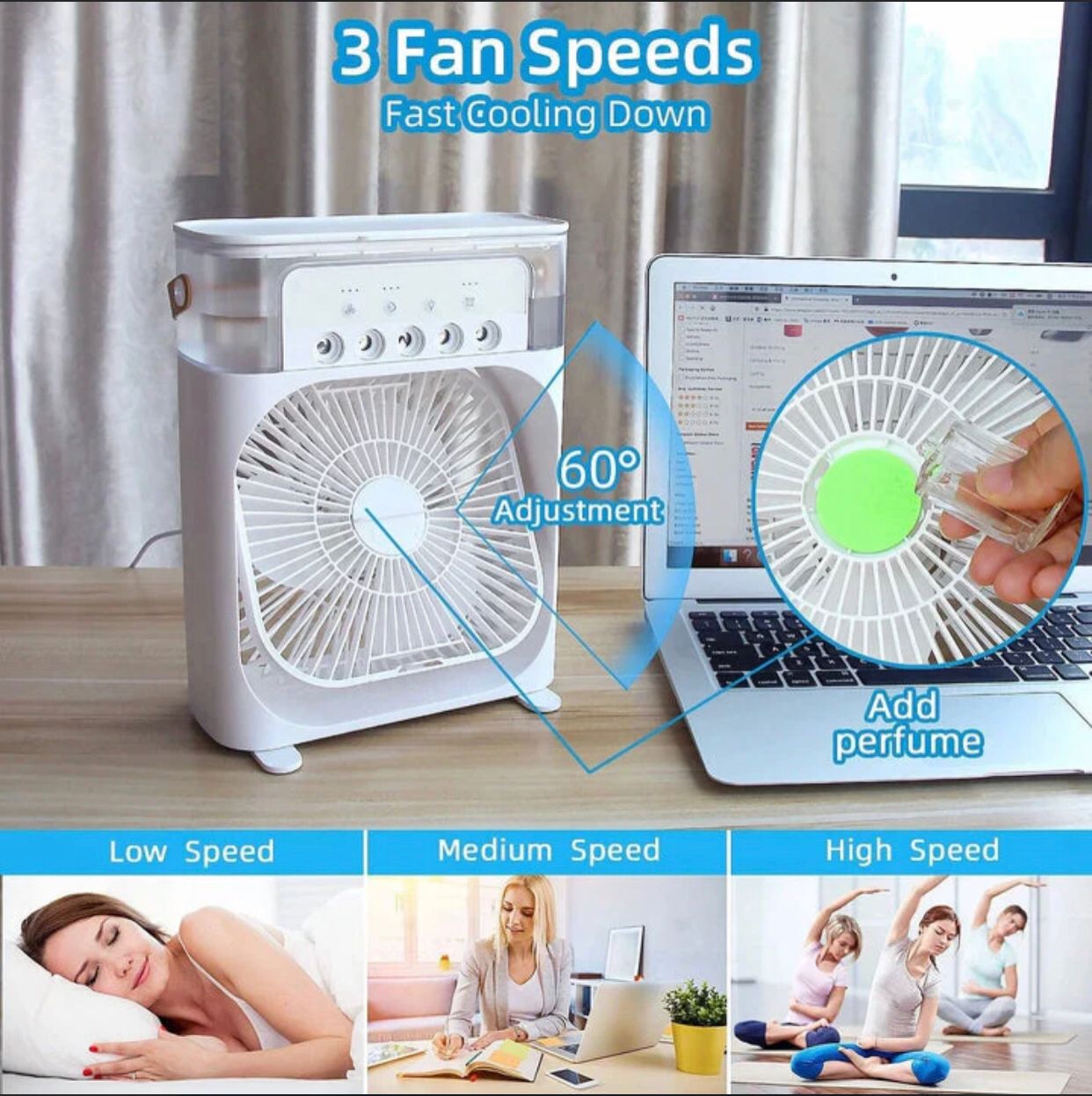 PORTABLE MINI AIR COOLER FAN